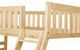 Mazin Furniture Bartly Natural Twin/Full Bunk Bed-4