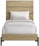 Intercon Newhall Vintage Oak Melamine Youth Twin Panel Bed-1