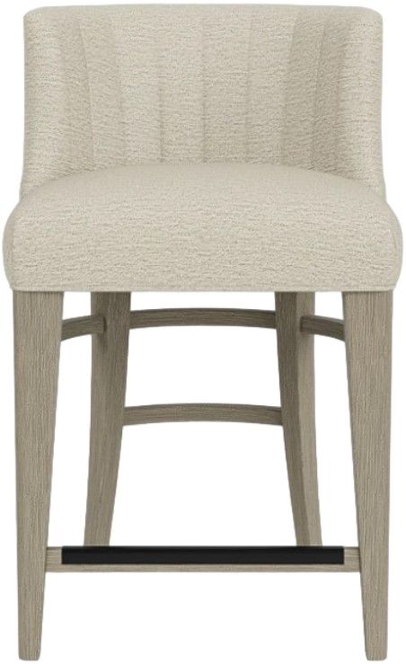 Riverside Furniture Cascade Dovetail 2-Piece Upholstered Curved Back Counter Stool Set-2