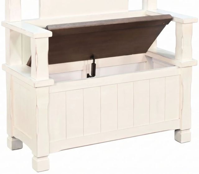 Sunny Designs™ Pasadena Buckskin/Marble White Hall Tree-4
