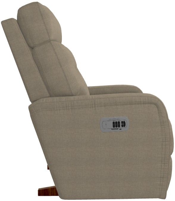 La-Z-Boy® Baron Brindle Power Rocking Recliner with Headrest-3