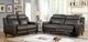 Furniture of America® Rosalynn Gray Power Reclining Sofa-1