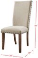 Elements International Jax 5-Piece Cherry/Cream Dining Set-4