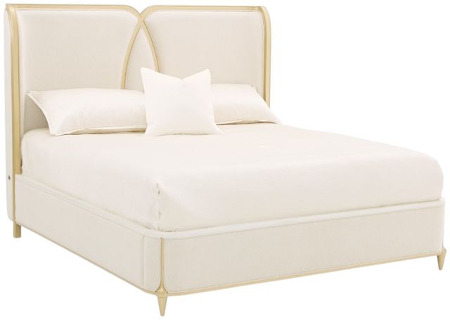 Michael Amini® Scotts Square Light Champagne California King Bed-0