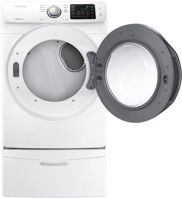 Samsung 5400 Series 7.5 Cu. Ft. White Front Load Gas Dryer-3