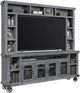 aspenhome® Industrial Ghost Black 85'' Console and Hutch-0