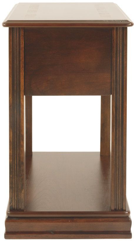 Signature Design by Ashley® Breegin Brown Chair Side End Table-1