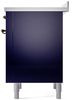 Ilve® Nostalgie II Series 36" Midnight Blue Pro Style Induction Range-3