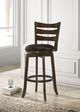 Coaster® Murphy Dark Brown/Dark Cherry Swivel Bar Stool-1