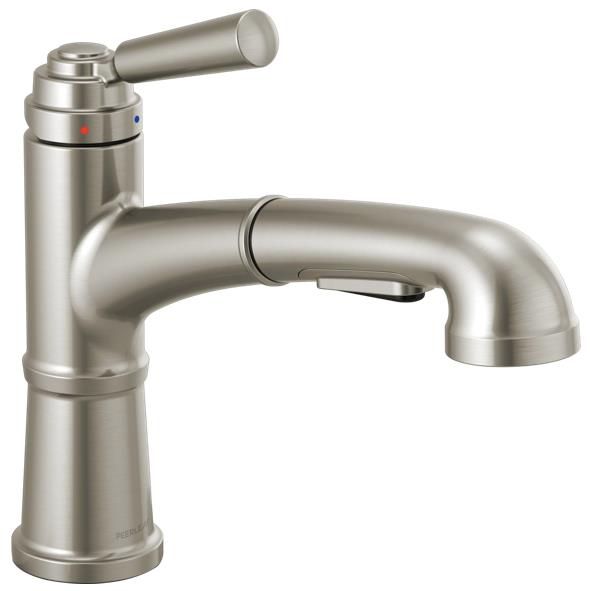 Peerless Westchester® Stainless Single Handle Pull-Out Kitchen Faucet-0