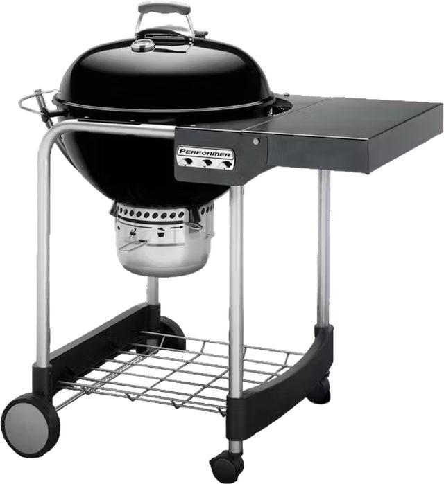 Weber® Performer® Series 42" Black Freestanding Charcoal Grill-1