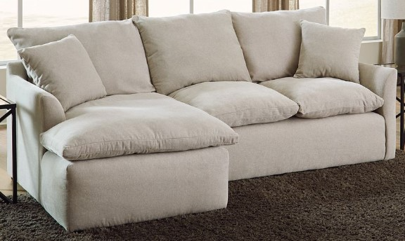 Jackson Furniture Harper 2-Piece Oyster Left-Arm Facing Loveseat