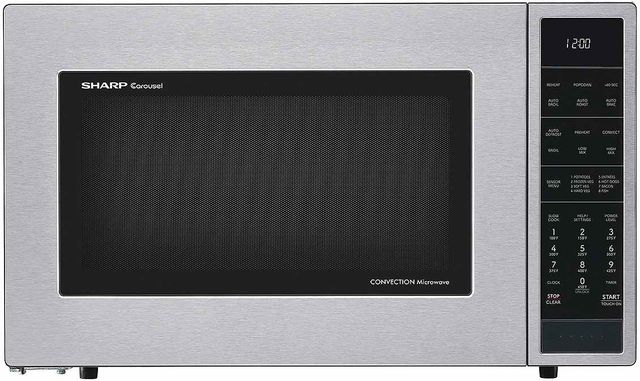 Sharp® Carousel® 1.5 Cu. Ft. Stainless Steel Countertop Microwave-0