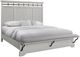 Bernards Bellamy Lane Whitewash King Panel Bed with Bench-0