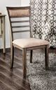 Furniture of America® Taylah 7-Piece Beige/Weathered Gray Dining Set-3