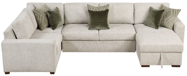 Homelegance® Isla 4-Piece Sand U-Shape Sectional and Reversible Chaise-2