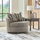 Signature Design by Ashley® Lofwood Fossil Swivel Accent Chair-1
