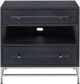 Currey & Company Marcel Navy Lacquered Linen Nightstand-0