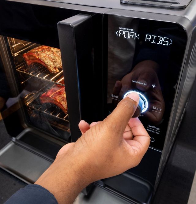 GE Profile™ Carbon Black Smart Indoor Smoker-7