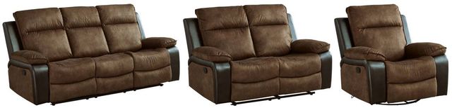 Signature Design by Ashley® Woodsway 3-Piece Brown Living Room Seating Set-0