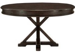 Mazin Furniture Cardano 5 Piece Driftwood Charcoal Dining Set-1