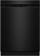KitchenAid® 24" Black Front Control Built-In Dishwasher with Third Level Utensil Rack and 30+ Total Wash Jets-0