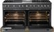 Viking® 5 Series 60" Cast Black Pro Style Dual Fuel (LP) Range with Brushed Brass Trim-1
