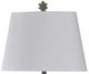 Stylecraft Rome Sky Weathered Olive/White Table Lamp-2