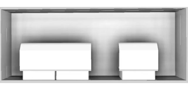 Vent-A-Hood® 54" White Contemporary Wall Mounted Range Hood-3