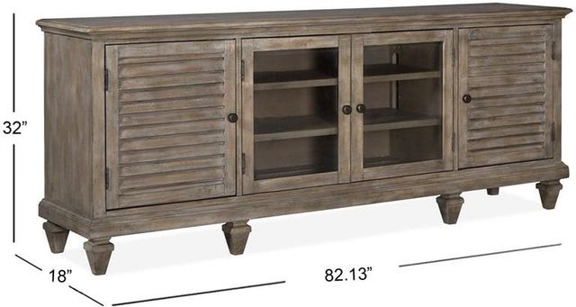 Magnussen Home® Calistoga Dovetail Gray Large Console-2