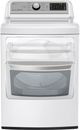 LG 7.3 Cu. Ft. White Front Load Gas Dryer-3