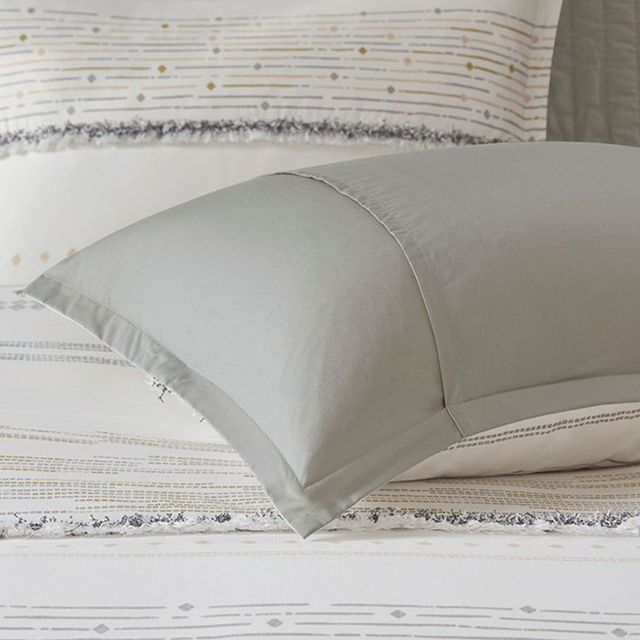 Olliix by INK+IVY Multi Full/Queen Nea Cotton Printed Comforter Set-3
