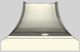 Vent-A-Hood® Designer Series 48" Biscuit Wall Mounted Range Hood-4