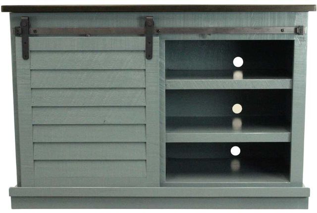 American Heartland Manufacturing Rustic Two Tone 47" Quaint Shutter TV Stand-1