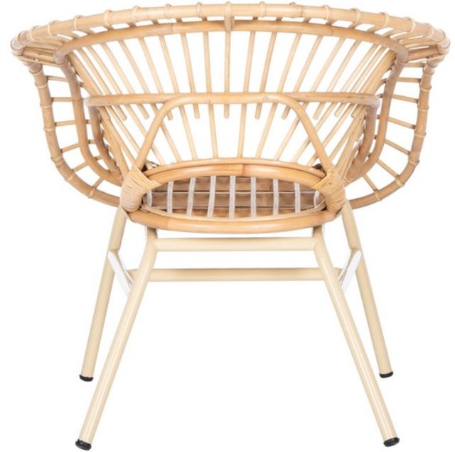 Safavieh Savino Cream/Natural Accent Chair-3