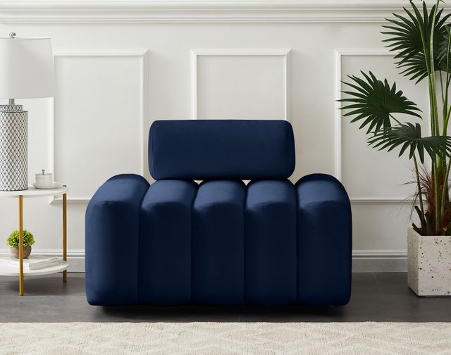 Meridian Furniture Melody Navy Velvet Chair-1