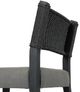 Four Hands Ferris Arashi Graphite/Stained Black Wooden Outdoor Dining Side Chair-3