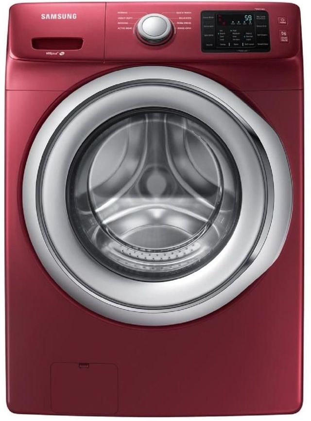 Samsung 4.5 Cu. Ft. Merlot Front Load Washer-0