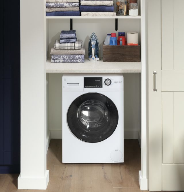 GE® 2.4 Cu. Ft. White on White Front Load Washer/Condenser Dryer Combo-7