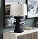 Crestview Collection Zane 2-Piece Black Table Lamp Set-1