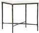LR Home Bronze/White Side Table-1