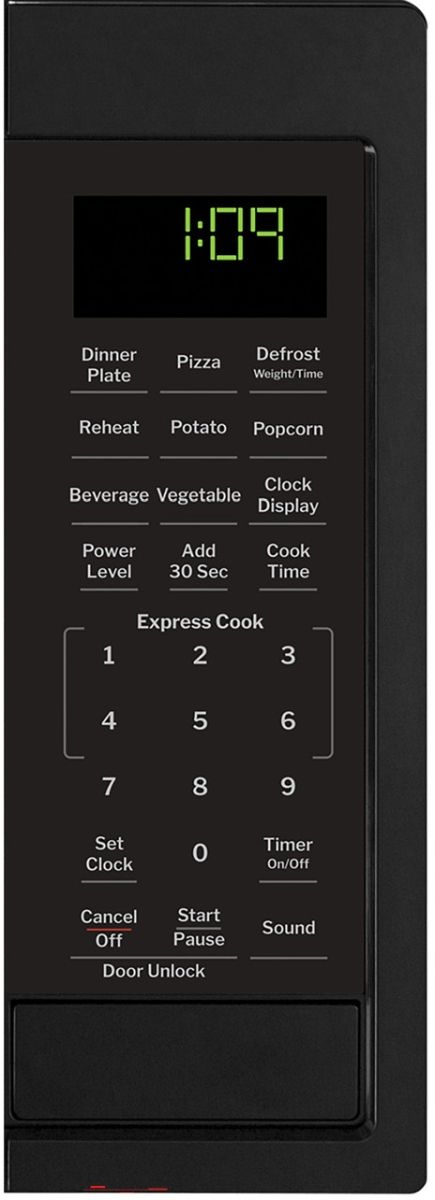 GE® 0.9 Cu. Ft. Black Countertop Microwave-1