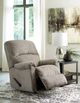 Signature Design by Ashley® Ballinasloe Platinum Rocker Recliner-4