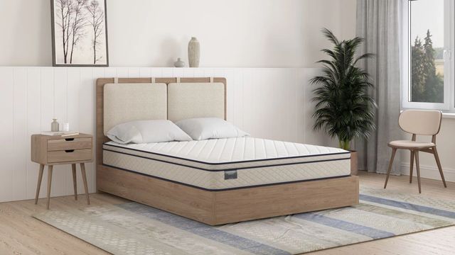 Sherwood® Bedding Essentials® Charming 8" Innerspring Medium Firm Euro Top Queen Mattress-4