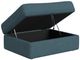 Elements International Option One Palmer Plus Teal Storage Ottoman-3