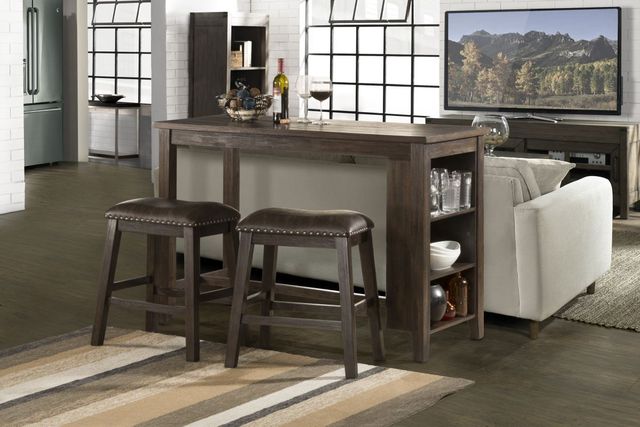 HH2 Home Spencer 3-Piece Dark Espresso Counter Height Dining Stools-0