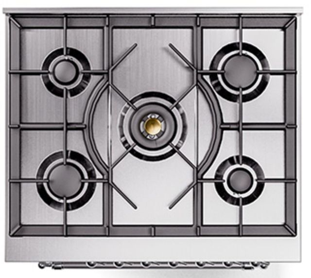 Ilve® Nostalgie II Series 30" White Pro Style Dual Fuel Range-2