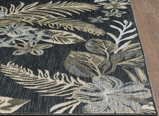 KAS Rugs Dahlia Brown/Ivory 5'x7' Area Rug-4