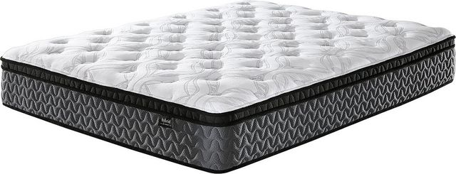 Sierra Sleep® By Ashley Peak Hybrid Medium Euro Top Queen Mattress in a Box