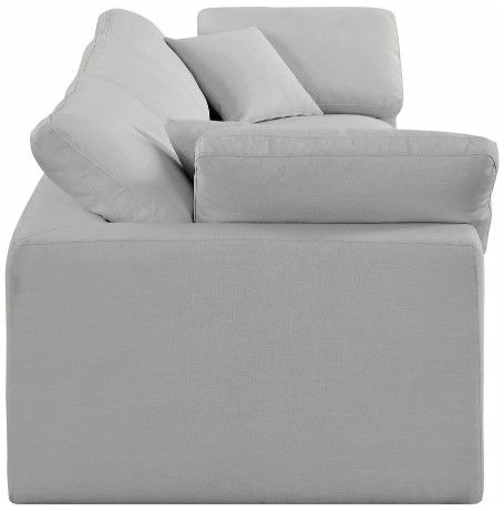 Meridian Furniture Comfy 3-Piece Gray Sofa -2